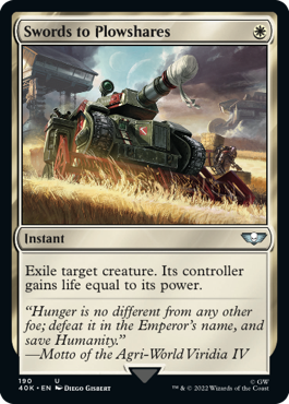 Swords to Plowshares - Warhammer 40000 Commander Spoiler