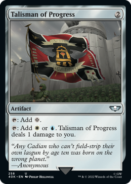 Talisman of Progress - Warhammer 40000 Commander Spoiler