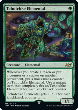 Tchotchke Elemental - Unfinity Spoiler