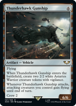 Thunderhawk Gunship - Warhammer 40000 Commander Spoiler