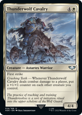 Thunderwolf Cavalry - Warhammer 40000 Commander Spoiler