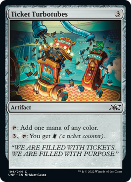 Ticket Turbotubes - Unfinity Spoiler