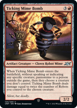 Ticking Mime Bomb - Unfinity Spoiler