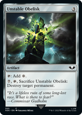 Unstable Obelisk - Warhammer 40000 Commander Spoiler