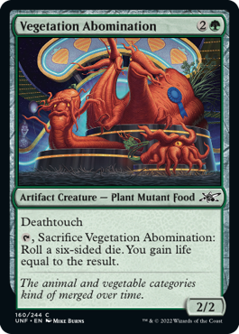 Vegetation Abomination - Unfinity Spoiler