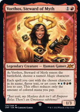 Vorthos, Steward of Myth - Unfinity Spoiler