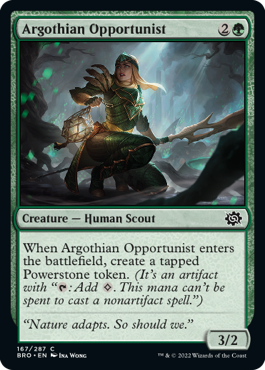 Argothian Opportunist - The Brothers' War Spoiler