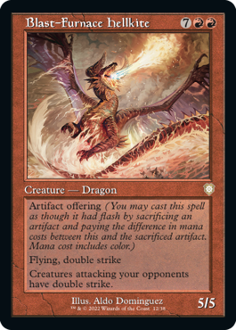 Blast-Furnace Hellkite - The Brothers' War Commander Spoiler