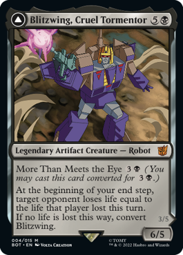 Blitzwing, Cruel Tormentor 2 (Variant) - The Brothers' War Spoiler