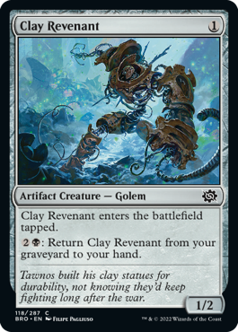 Clay Revenant - The Brothers' War Spoiler
