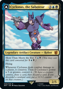 Cyclonus, the Saboteur 2 (Variant) - The Brothers' War Spoiler