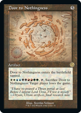 Door to Nothingness - The Brothers' War Spoiler