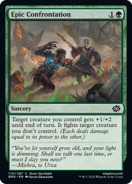 Epic Confrontation - The Brothers' War Spoiler