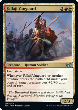 Fallaji Vanguard - The Brothers' War Spoiler