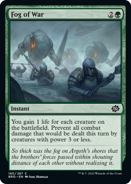 Fog of War - The Brothers' War Spoiler