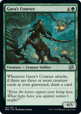 Gaea's Courser - The Brothers' War Spoiler