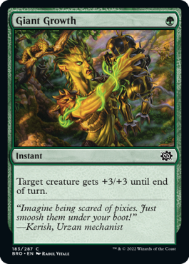 Giant Growth - The Brothers' War Spoiler