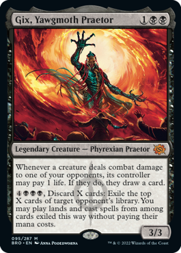 Gix, Yawgmoth Praetor - The Brothers' War Spoiler