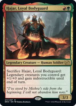 Hajar, Loyal Bodyguard - The Brothers' War Spoiler