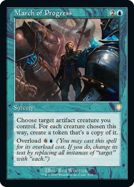 March of Progress - The Brothers' War Commander Spoiler