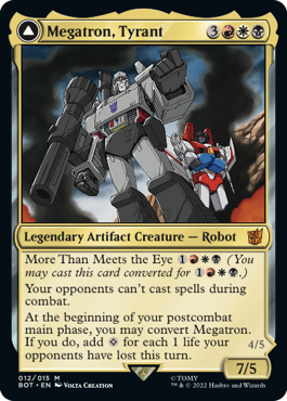 Megatron, Tyrant 2 (Variant) - The Brothers' War Spoiler