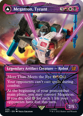 Megatron, Tyrant (Variant) - The Brothers' War Spoiler