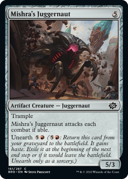 Mishra’s Juggernaut - The Brothers' War Spoiler