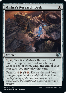 Mishra's Research Desk - The Brothers' War Spoiler