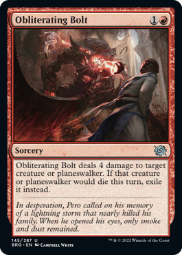 Obliterating Bolt - The Brothers' War Spoiler