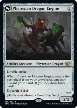 Phyrexian Dragon Engine - The Brothers' War Spoiler