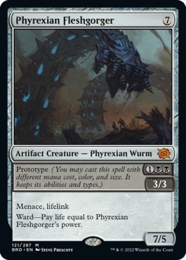 Phyrexian Fleshgorger - The Brothers' War Spoiler