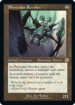 Phyrexian Revoker (Variant) - The Brothers' War Spoiler