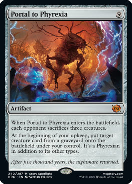 Portal to Phyrexia - The Brothers' War Spoiler