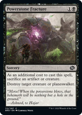 Powerstone Fracture - The Brothers' War Spoiler