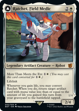 Ratchet, Field Medic 2 (Variant) - The Brothers' War Spoiler