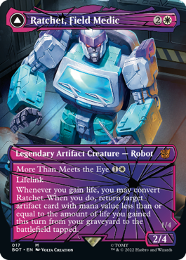 Ratchet, Field Medic (Variant) - The Brothers' War Spoiler