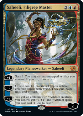 Saheeli, Filigree Master - The Brothers' War Spoiler