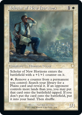 Scholar of New Horizons - The Brothers' War Commander Spoiler