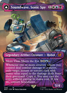 Soundwave, Sonic Spy (Variant) - The Brothers' War Spoiler