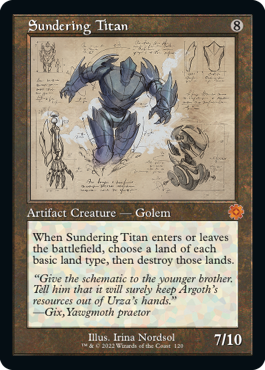 Sundering Titan - The Brothers' War Spoiler