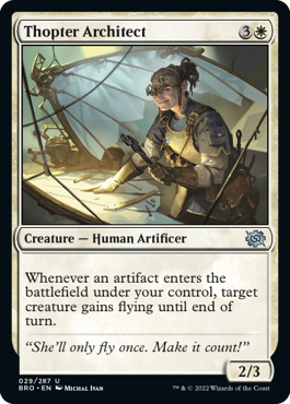 Thopter Architect - The Brothers' War Spoiler
