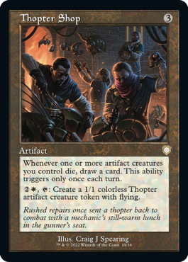 Thopter Shop - The Brothers' War Commander Spoiler