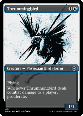 Thrummingbird (Variant) - Phyrexia All Will One Spoiler