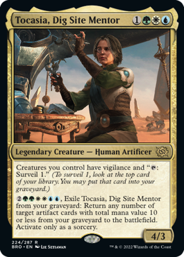 Tocasia, Dig Site Mentor - The Brothers' War Spoiler