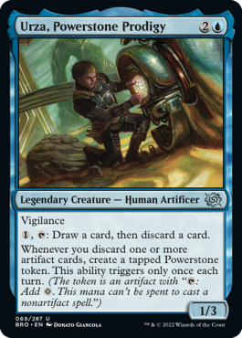 Urza, Powerstone Prodigy - The Brothers' War Spoiler