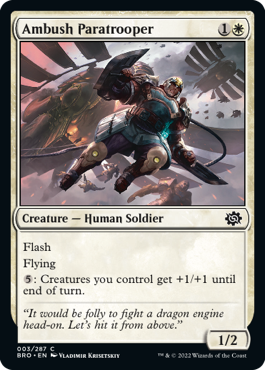 Ambush Paratrooper - The Brothers' War Spoiler