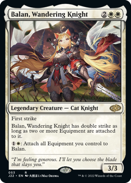 Balan, Wandering Knight - Jumpstart 2022 Spoiler