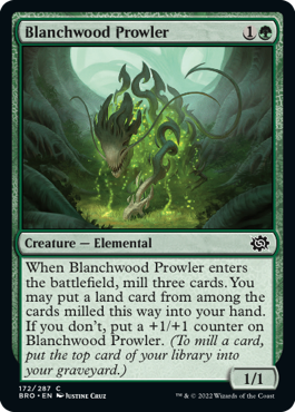 Blanchwood Prowler - The Brothers' War Spoiler