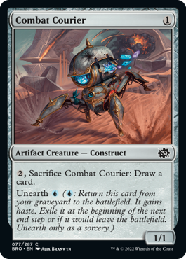 Combat Courier - The Brothers' War Spoiler