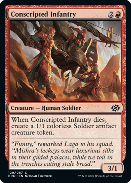 Conscripted Infantry - The Brothers' War Spoiler